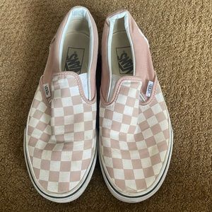 checkered vans!!